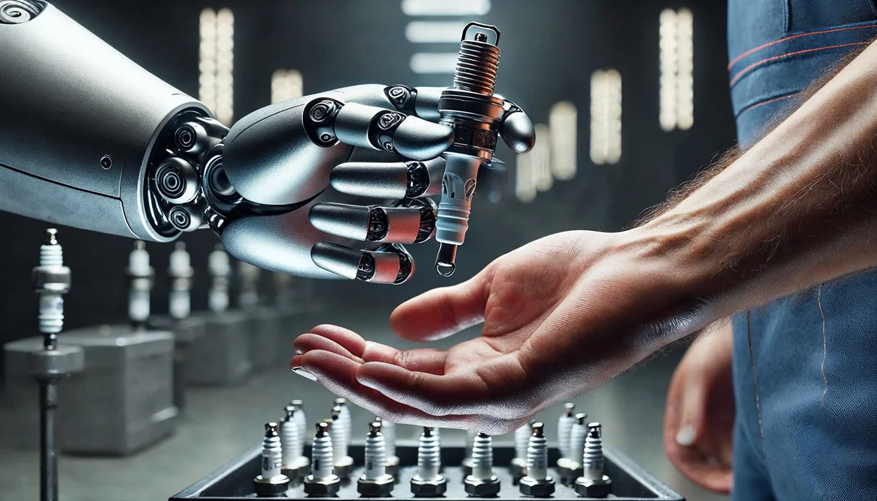 La inteligencia artificial ayudando al mecánico en el taller