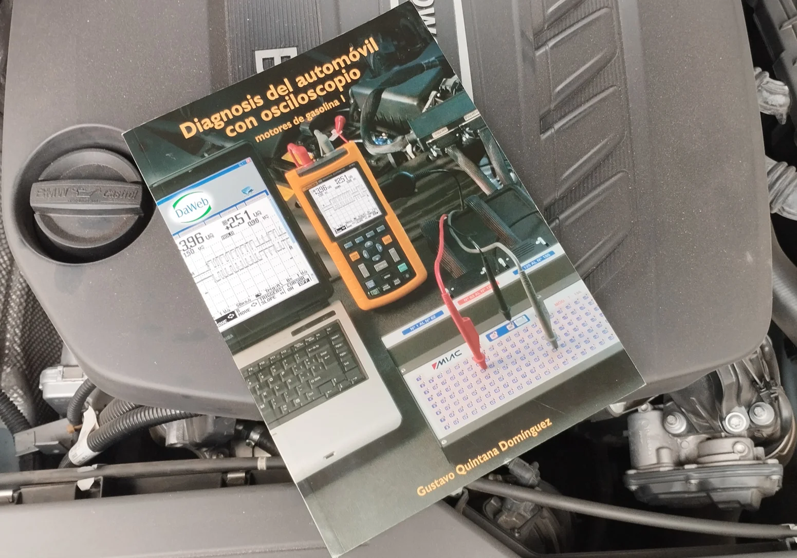 Diagnosis del Automóvil con Osciloscopio, Motores de Gasolina I, libro de Gustavo Quintana