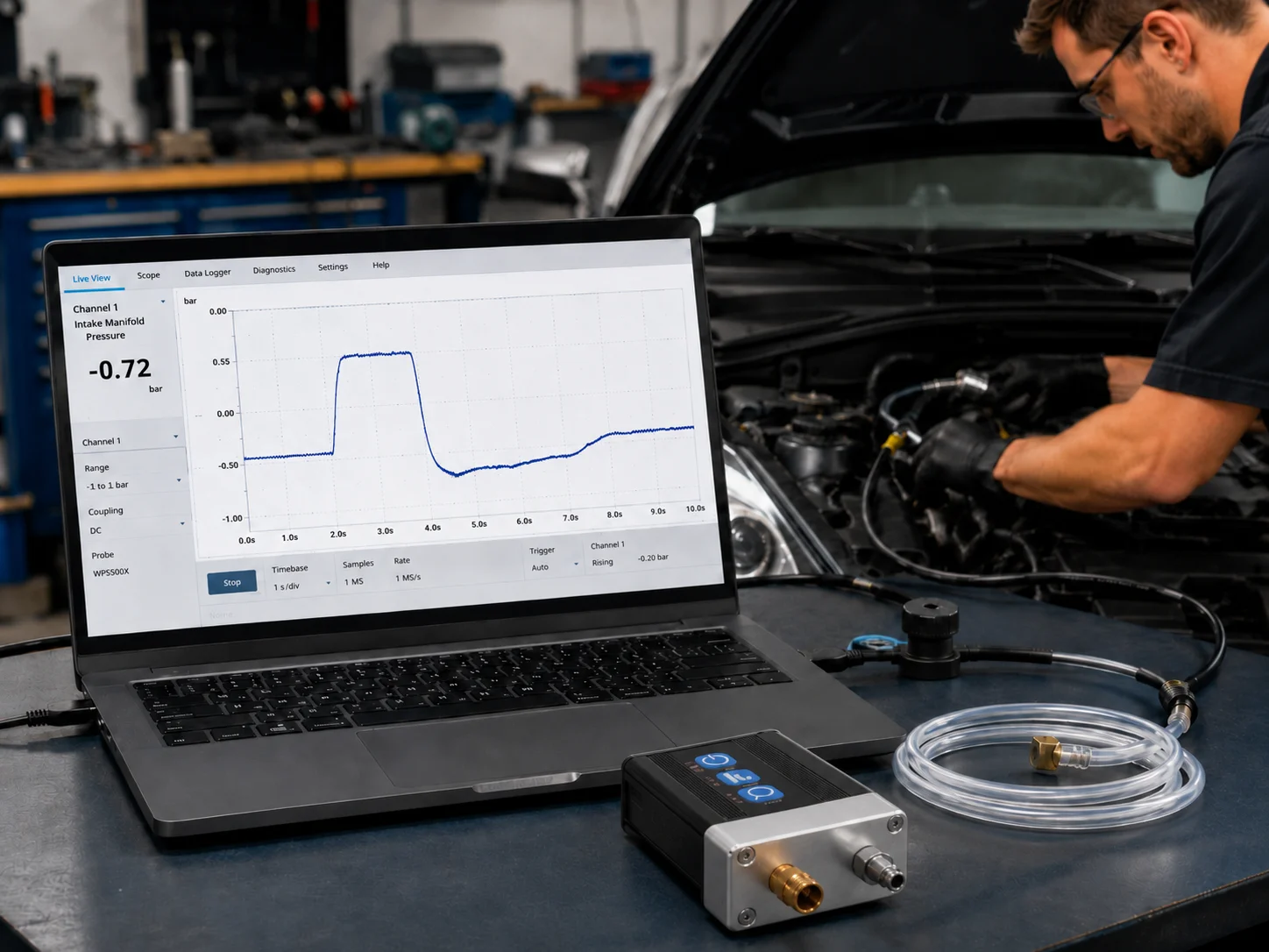 Presión en admisión con WPS500X